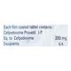 Docser 200mg Tablet 10'S - Bacterial Infections-Cep