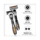Zlade Hyperglide5 Pro Shaving Razor For Men - Sports Edition 51 gm - Razors & Cartridges