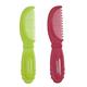 BeeBaby Round Edge Baby Comb -(Pink & Green) 0M+ 2's - Baby Skin Care
