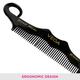 Vega Moustache Comb for Men, Pocket-Size Comb for Hair, Groom Your Beard (VC2HMBC-198) 2's - Hair Combs