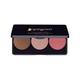 Pilgrim 3-In-1 Face Palette -Bold Charme -Blush, Highlighter & Contour for Deep Skin Tone 12 gm - Blushes