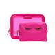 Colorbar Lips and Lashes Box Pouch - Neon Pink 240gm 1's - Makeup Pouches