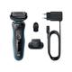 Braun Electric Shaver for Men, Series 5 51-M1200s, Wet and Dry Electric Shaver with Precision Trimmer Black and Turquoise 330 gm - Grooming Kits