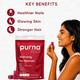 Purna Gummies Biotin Cranberry Flavour Gummy for Hair, Nails and Skin, 1 daily 30's - Hair & Skin