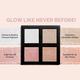 Revolution Pro 4K Highlighter Palette-Rose Gold 16 gm - Face Palettes