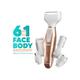 LetsShave Evior Face and Body Trimmer Set for Women with 2 Year Warranty - Womens Trimmer with Foil Shaver 1's - Shaving & Hair Removal