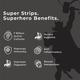 Wellbeing Nutrition Marvel Thor Melts Kids Organic Active Probiotic and Prebiotic Vitamin C and D3 (30 Strips) - Multi-Vitamins