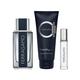 Salvatore Ferragamo Pour Homme Set (Eau De Toilette 100ml + Shampoo and Shower Gel 100ml + Purse Spray 10ml) 3's - Men Perfumes (Edt/Edp)