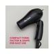 Alan Truman Mini Dryer - 1000 Watts Dc Motor Hair Dryer - Black 1's - Hair Dryers