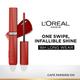 Loreal Paris Infallible Laque Resistance Lacquer-Like Shine, 16H Longwear, 510 Cafe Parisien 4 ml - Liquid Lipsticks