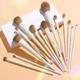 Jessup Beauty 14Pcs Light Gray Comprehensive Collection 1's - Face Brush