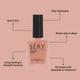 SERY Colorflirt Nail Paint - Cold Coffee 10 ml - Nail Polish