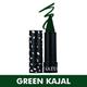 Inatur Kajal Eye Khol - Green 3.5gm - Kajal & Kohls