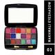 Half N Half 18 Colors Makhmali Eyeshadow With Brush In Makeup Palette Highly Pigmented Long Lasting Waterproof Smooth Blendable Colors - Multicolor-03 12.8 gm - Face Palettes