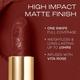 Lakme Rouge Bloom Powder Matte Bullet Brick Bloom 210 4 gm - Lipsticks