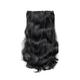 Bronson Professional Hair Extensions Out Curl 5 Clip-In 24 inch Natural Black No 3 1's - Hair Clips/Bands