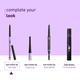 Plum Eye-Swear-By Kohl Kajal Combo Deep Black Creamy Smooth Smudge-Proof 2s - Kajal & Kohls