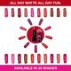 Elle 18 Color Pop Matte Lip Color, C22, Coral Dose 4.3 gm - Lipsticks