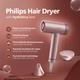 Philips Hydrating Hair Dryer Retain 100% Hair Strength, 2 magnetic attachment BHD837/10 1's - Hair Dryers