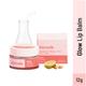 Biocule Glow Lip Balm For Glowing Lips & Deep Moisturization, Strawberry Flavour, 100% Natural 12 gm - Lip Balms