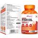 St.Botanica Fish Oil Advanced Double Strength 650mg Omega 3 with EPA 100 gm - Omega Fish Oil Fatty Acids