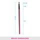 Vega Lip Filler Brush Pink (MBP - 12) 1's - Lip Brush