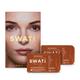 Swati Cosmetics Coloured Lenses Bronze 1 Month Contact Lenses ( - 4.5) 1's - Eyecare Lenses
