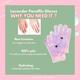 House of Beauty Lavender Paraffin Hand Gloves-At Home Manicure For Soft, Smooth Hands (1Pair) 1's - Hand Creams