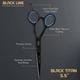 Vega Professional Black Titan 5.5' Black Line Hairdressing Scissor (VPPSC-04) 1's - Grooming Kits