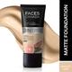 Faces Canada All Day Hydra Matte Foundation 3-In-1 Foundation + Moisturizer + SPF 30 24 Hr Aloe Hydration & Vitamin C 10Hr Long Wear Absolute Ivory 012 25ml - Foundation