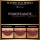 Manish Malhotra Beauty MyGlamm Powder Matte Lipstick Autumn Allure 4 gm - Lipsticks