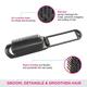 Vega Compact Fold Brush (R1 - FM) 48 gm - Hair Brushes