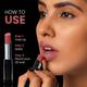 Lakme Unreal 3D Slim Bullet, Matte Finish, Pink Bloom, 3.6gm - Lipsticks