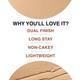 Lakme 9to5 Unreal Dual Cover Pressed Powder, 2 In 1 Compact + Foundation, 38 Walnut, 9 gm - Compact Powder
