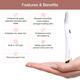 Flawless Finishing Touch Dermaplane Glow Facial Hair Remover - Hair Removal Accessories