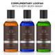 The Man Company Body Wash with Patchouli & Sea Salt Bergamot & Mandarin Aloe Vera & Matcha SLS & Paraben Free 250ml x 3 (With Free 3 Complementary Loofah) 1000 gm - Shower Gels & Body Wash