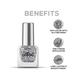 RENEE Glitterati Nail Paint - Silver Confetti 10 ml - Nail Polish