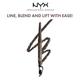 NYX Professional Makeup Epic Smoke Angled Liner and Blender - Mocha Match 0.17 gm - Eyeliners