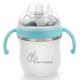 R For Rabbit First Feed Silicon Bottle 260 ml - Blue - Feeding & Nursing