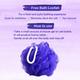 Kazarmaa Calming and Relaxing Lavender Shower gel With loofah (Lavender) 250 ml - Shower Gels & Body Wash