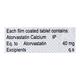 NIGTOR 40 Tablet 10's - High Cholesterol-Dys