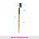 Vega Eye Groomer (EV - 09) 1's - Eye Brush
