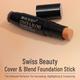 Swiss Beauty Cover and Blend Foundation Stick -Shell Beige 12 gm - Foundation