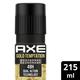 Axe Gold Temptation Long Lasting Deodorant Bodyspray For Men 215 ml - Men Deodorants/Roll-Ons