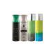 Ajmal 1 Sacrifice II For Him, 1 Silver Shade Homme, 1 Nightingale And 1 Distraction Deodorants Pack of 4 200 ml - Deodorants/Roll-Ons