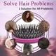Majestique Hair Straightener Brush, Bio-Friendly Detangling Hair Brush, Comfortable and Styling - Purple 1's - Multi-Stylers