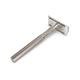 Bombay Shaving Companygun Metal Precision Safety Razor (with 5 Platinum Coated Feather Blades) 300 gm - Razors & Cartridges