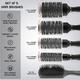 Vega Professional Ceramix Shine Hair Brush Set Brushes (VPPHB-16) 5's - Hair Brushes