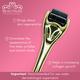 Beautiliss Professional Derma Roller Gold with 540 Needles 0.5 mm 1's - Derma Rollers