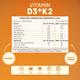 Rasayanam Vitamin D3 K2 (MK-7) Tablets 120's - Speciality Medicines